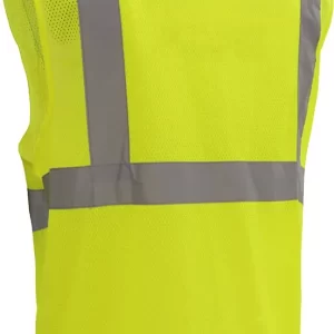 Alternative view of Standard Class 2 Mesh Hook & Loop Safety Vest