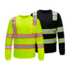 TWO TONE LONG SLEEVE T-SHIRT