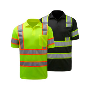 TWO TONE SHORT SLEEVE POLO SHIRT