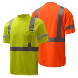 CLASS 3 SHORT SLEEVE T-SHIRT W/ CHEST POCKET
