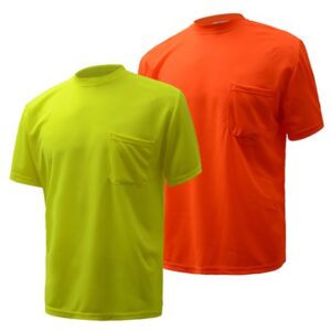 ENHANCED SAFETY SHORT SLEEVE T-SHIRT W/ CHEST POCKET