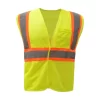 ECONOMY CLASS 2 SAFETY TWO-TONE VEST - HOOK & LOOP